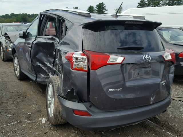 2T3DFREV3FW406593 - 2015 TOYOTA RAV4 LIMIT GRAY photo 3