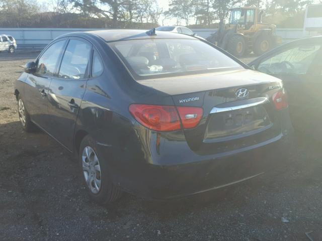 KMHDU4AD8AU026964 - 2010 HYUNDAI ELANTRA BL BLACK photo 3