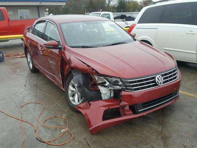 1VWAT7A30GC017822 - 2016 VOLKSWAGEN PASSAT MAROON photo 1