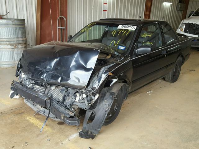 1N4GB32A7NC729737 - 1992 NISSAN SENTRA SE- BLACK photo 2