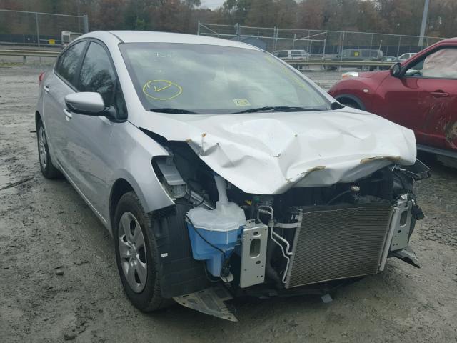 KNAFK4A60E5192753 - 2014 KIA FORTE LX SILVER photo 1