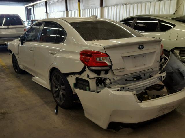 JF1VA1L62H9813684 - 2017 SUBARU WRX LIMITE WHITE photo 3