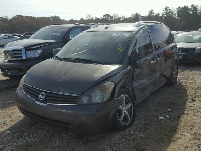 5N1BV28U17N119648 - 2007 NISSAN QUEST S GRAY photo 2