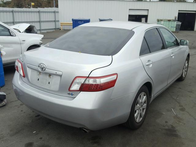 4T1BB46K38U041080 - 2008 TOYOTA CAMRY HYBR SILVER photo 4