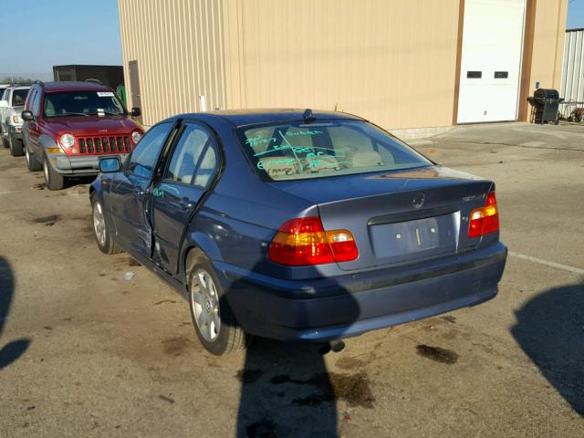 WBAEU33495PR16293 - 2005 BMW 325 XI BLUE photo 3