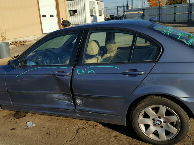 WBAEU33495PR16293 - 2005 BMW 325 XI BLUE photo 9