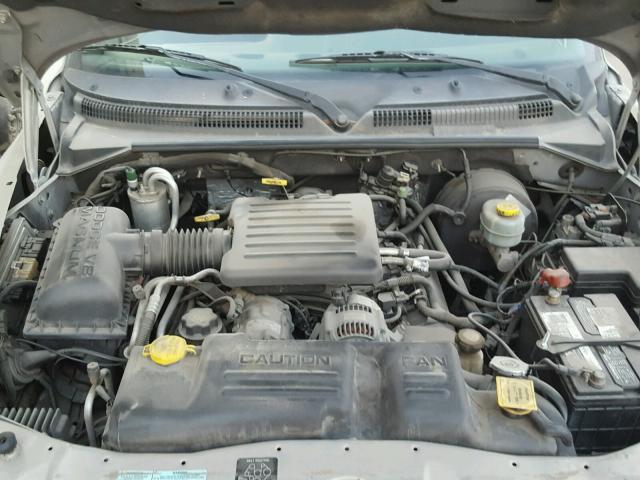 1B7GL2AN6YS621481 - 2000 DODGE DAKOTA QUA SILVER photo 7