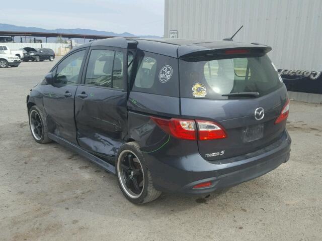 JM1CW2CL9C0110756 - 2012 MAZDA 5 BLUE photo 3