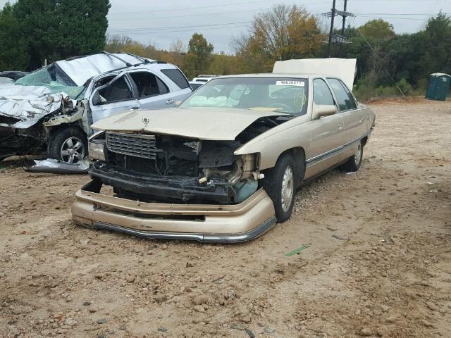 1G6KD52Y0TU311246 - 1996 CADILLAC DEVILLE GOLD photo 2