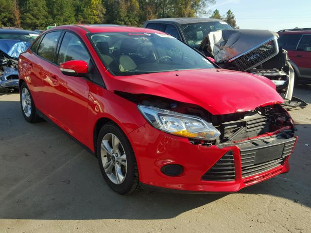 1FADP3F2XEL268430 - 2014 FORD FOCUS SE RED photo 1