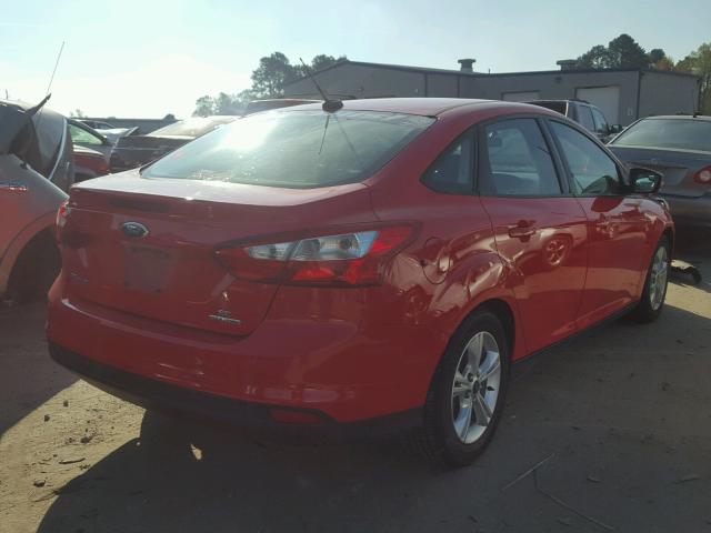 1FADP3F2XEL268430 - 2014 FORD FOCUS SE RED photo 4