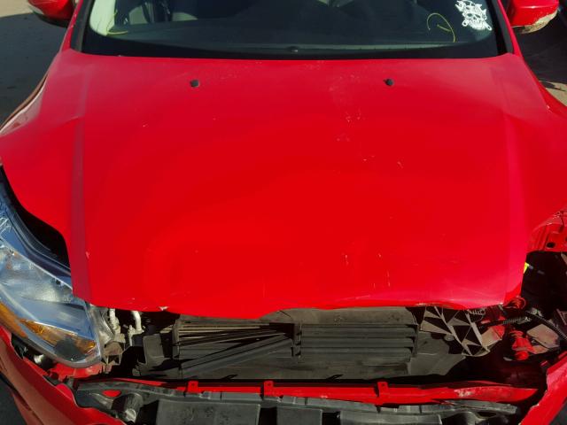 1FADP3F2XEL268430 - 2014 FORD FOCUS SE RED photo 7