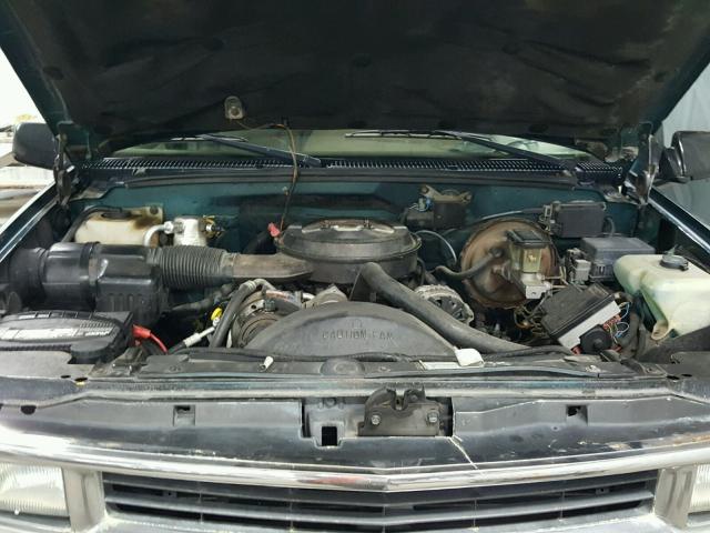 1GNEK13K3SJ456436 - 1995 CHEVROLET TAHOE K150 GREEN photo 7