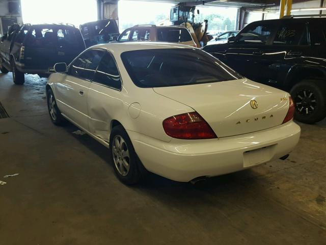 19UYA424X1A010961 - 2001 ACURA 3.2CL WHITE photo 3