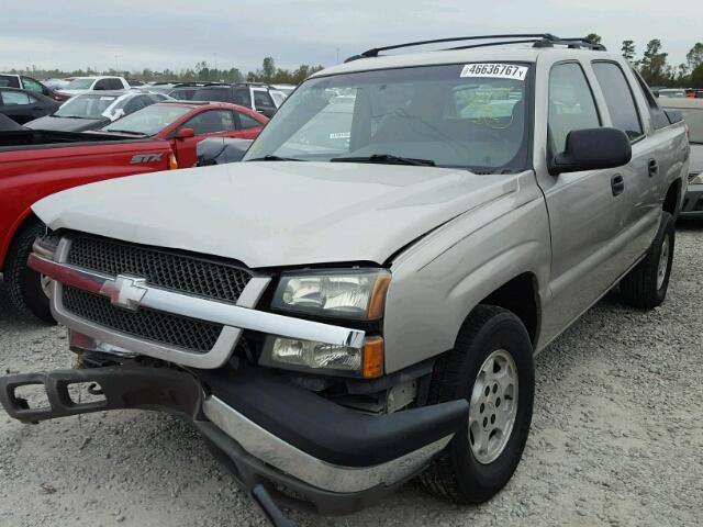 3GNEC12T34G123522 - 2004 CHEVROLET AVALANCHE TAN photo 2