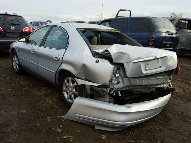 1MEFM53S9YA638759 - 2000 MERCURY SABLE LS SILVER photo 3