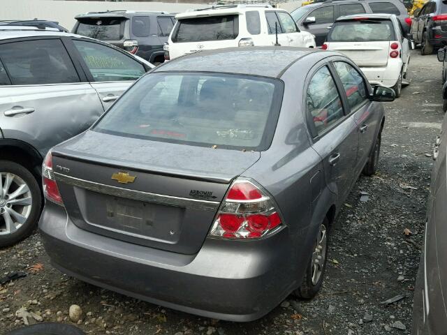 KL1TD5DE4BB185947 - 2011 CHEVROLET AVEO LS GRAY photo 3