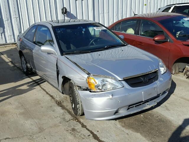 1HGEM22922L060740 - 2002 HONDA CIVIC EX SILVER photo 1