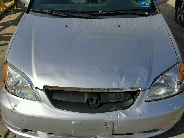 1HGEM22922L060740 - 2002 HONDA CIVIC EX SILVER photo 7