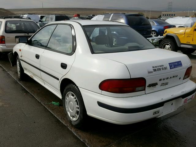 JF1GC2246RH531936 - 1994 SUBARU IMPREZA L WHITE photo 3