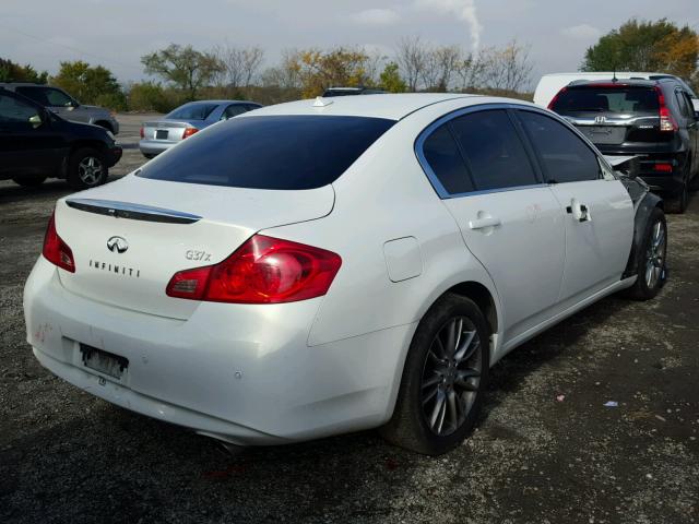 JN1CV6AR6BM352092 - 2011 INFINITI G37 WHITE photo 4