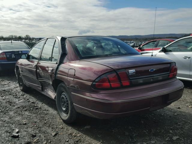 2G1WL52M4V9261670 - 1997 CHEVROLET LUMINA BAS მუქწითელი ფოტო 3