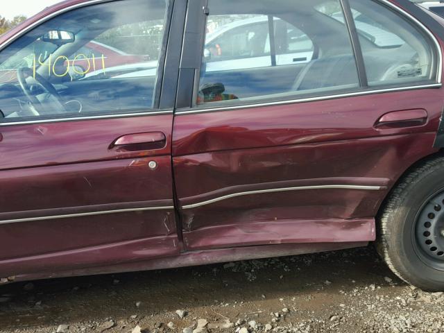 2G1WL52M4V9261670 - 1997 CHEVROLET LUMINA BAS მუქწითელი ფოტო 9