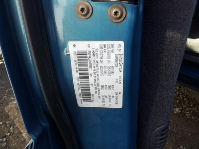 1B4GP44L2XB836507 - 1999 DODGE GRAND CARA BLUE photo 10