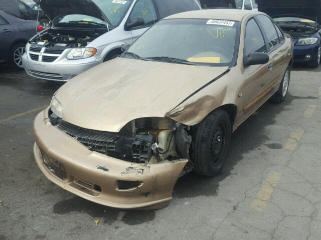 1G1JC5240W7129812 - 1998 CHEVROLET CAVALIER GOLD photo 2