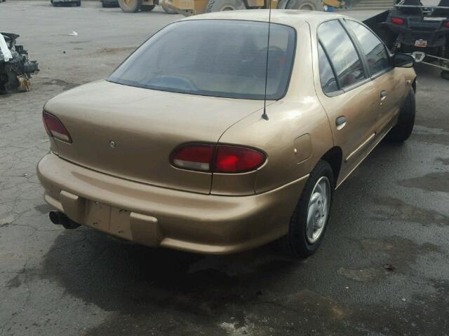 1G1JC5240W7129812 - 1998 CHEVROLET CAVALIER GOLD photo 4