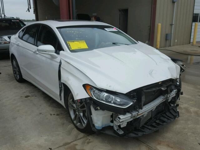 3FA6P0K93DR125183 - 2013 FORD FUSION TIT WHITE photo 1