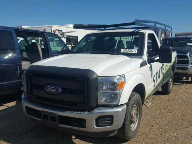 1FTBF2A68FEA80701 - 2015 FORD F250 SUPER WHITE photo 2