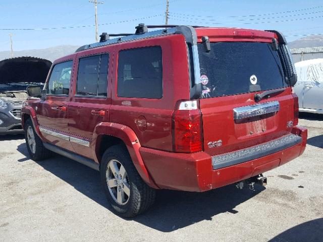 1J8HG582X6C355453 - 2006 JEEP COMMANDER Tünd qırmızı foto 3