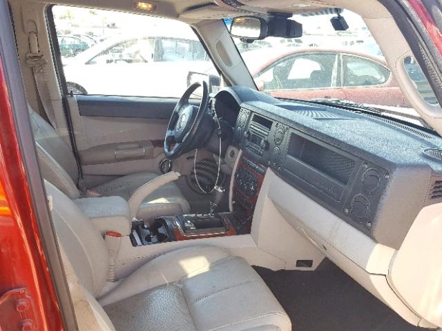 1J8HG582X6C355453 - 2006 JEEP COMMANDER Tünd qırmızı foto 5