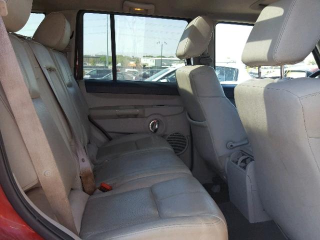 1J8HG582X6C355453 - 2006 JEEP COMMANDER Tünd qırmızı foto 6