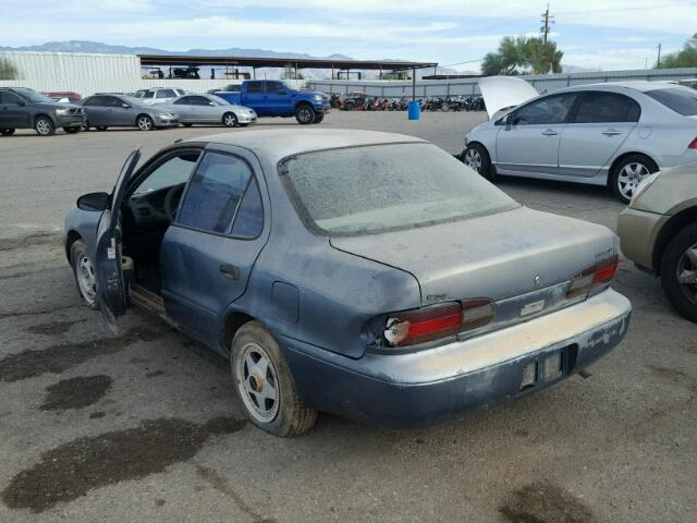 1Y1SK5369PZ031815 - 1993 GEO PRIZM BASE BLUE photo 3