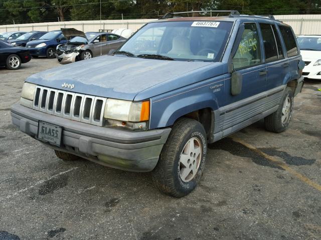 1J4FX58S0SC618097 - 1995 JEEP GRAND CHER BLUE photo 2