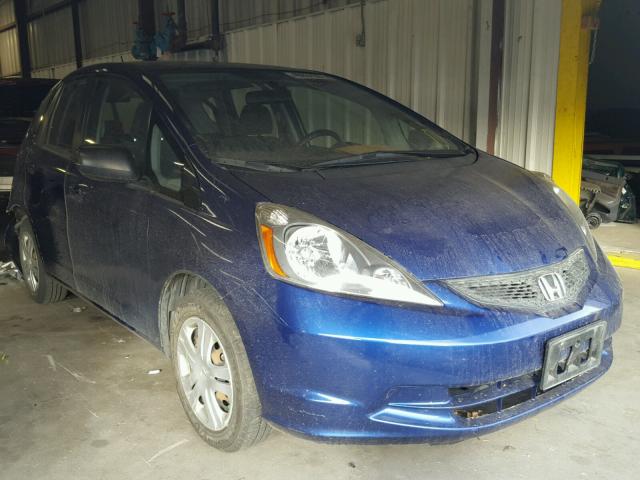 JHMGE8G22AS013486 - 2010 HONDA FIT BLUE photo 1