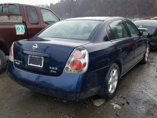 1N4AL11E36N421773 - 2006 NISSAN ALTIMA S BLUE photo 4