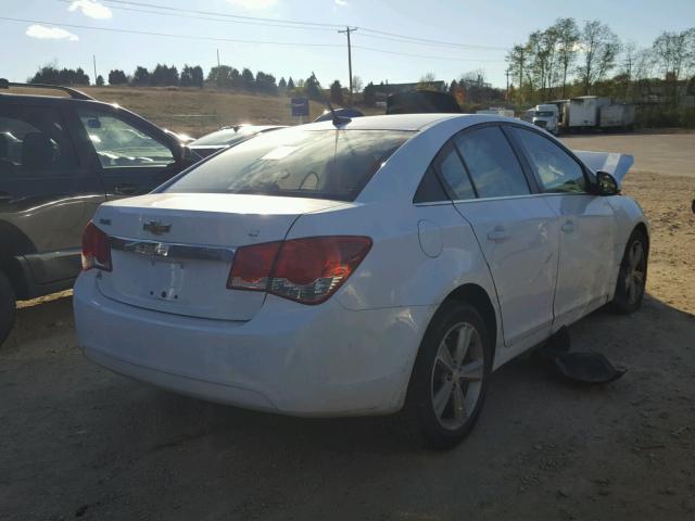 1G1PE5SB1D7171955 - 2013 CHEVROLET CRUZE LT WHITE photo 4