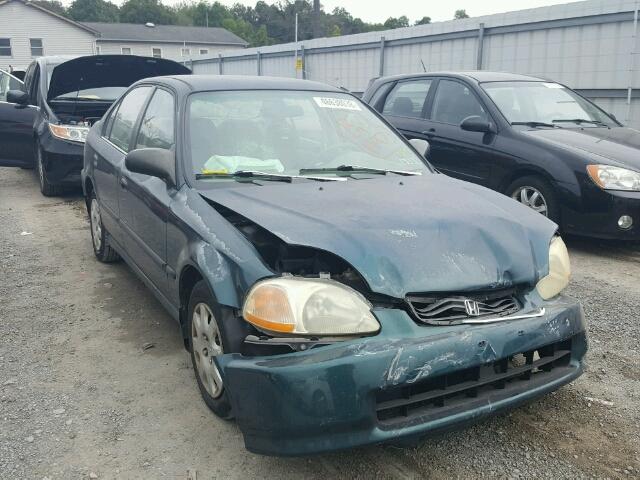 2HGEJ6626WH605175 - 1998 HONDA CIVIC DX GREEN photo 1