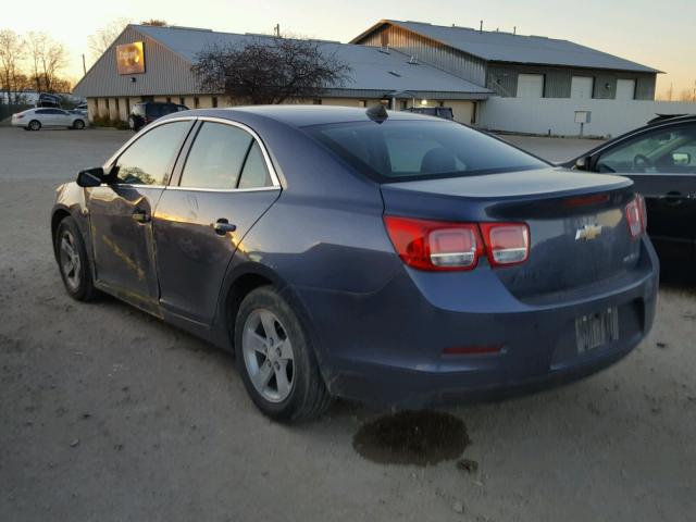 1G11B5SL2EF134508 - 2014 CHEVROLET MALIBU BLUE photo 3