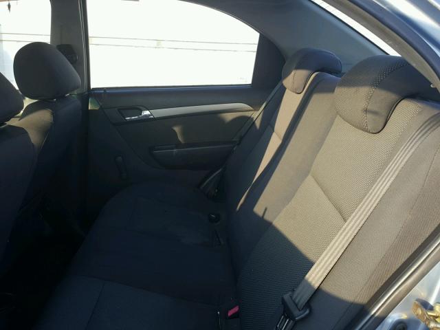 KL1TD56687B044022 - 2007 CHEVROLET AVEO BASE Көк фото 6