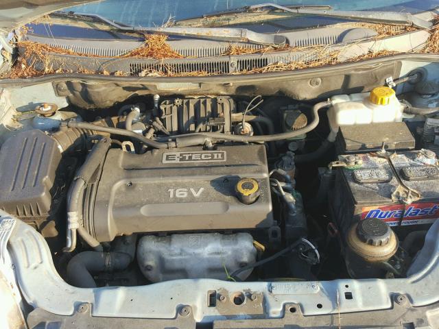 KL1TD56687B044022 - 2007 CHEVROLET AVEO BASE Көк фото 7