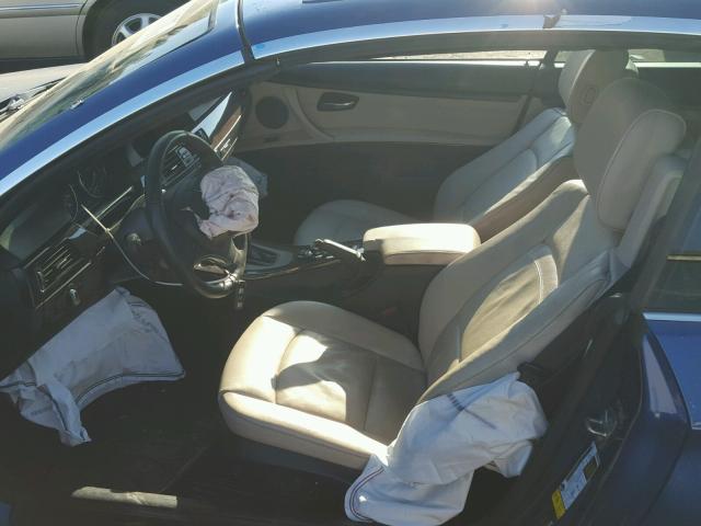 WBADX7C54BE580711 - 2011 BMW 335 I BLUE photo 5