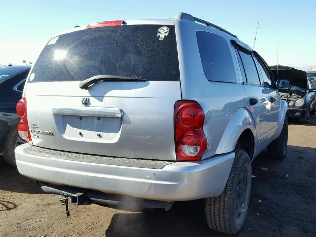 1D4HB48N65F505911 - 2005 DODGE DURANGO SL SILVER photo 4