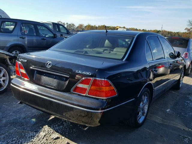 JTHBN30F620088473 - 2002 LEXUS LS 430 BLACK photo 4