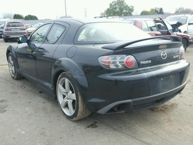 JM1FE173650154902 - 2005 MAZDA RX8 BLACK photo 3