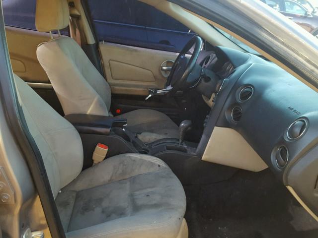 2G2WP552161231195 - 2006 PONTIAC GRAND PRIX ყავისფერი ფოტო 5