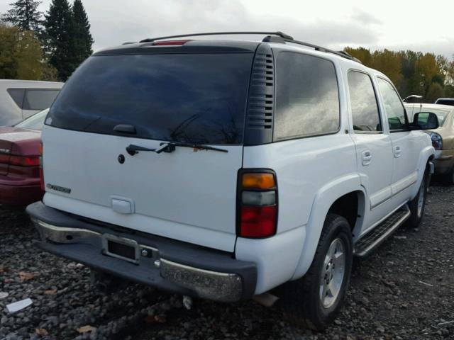 1GNEK13T86J107819 - 2006 CHEVROLET TAHOE K150 WHITE photo 4